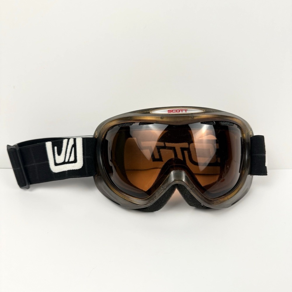 Scott Snowboarding Ski Goggles Unisex Brown Winter Snow Adjustable‎ Straps